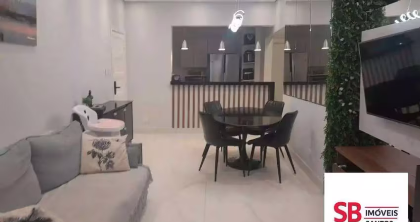 Apartamento com 2 dormitórios à venda, 126 m² por r$ 800.000,00 - gonzaga - santos/sp