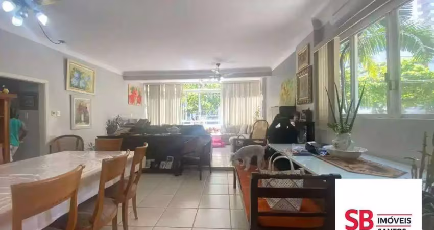 Apartamento com 3 dormitórios à venda, 171 m² por r$ 780.000,00 - gonzaga - santos/sp