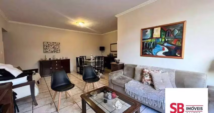 Apartamento com 3 dormitórios à venda, 120 m² por r$ 870.000,00 - gonzaga - santos/sp