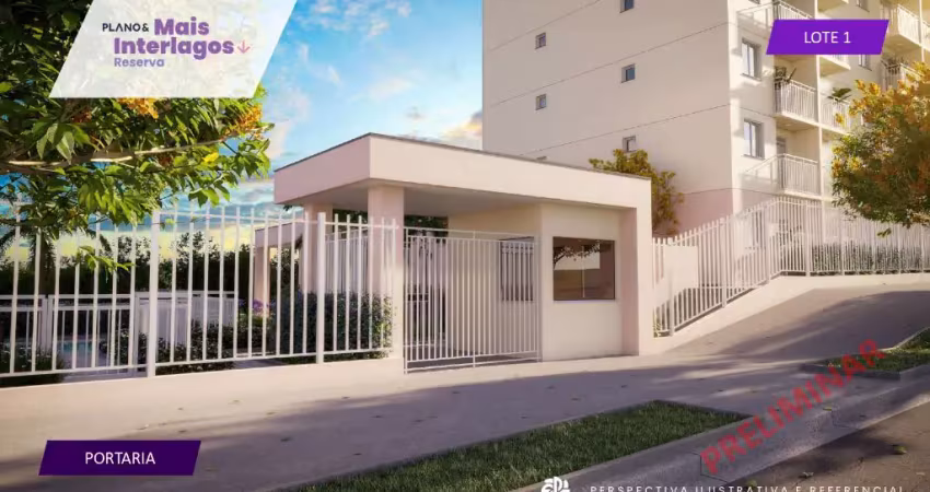Apartamento em interlagos com ótima localização, 2 dormitórios e varanda