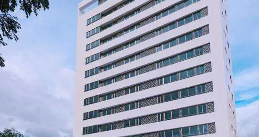 Apartamento com 1 dormitório à venda, 28 m² por r$ 349.000,00 - boa viagem - recife/pe