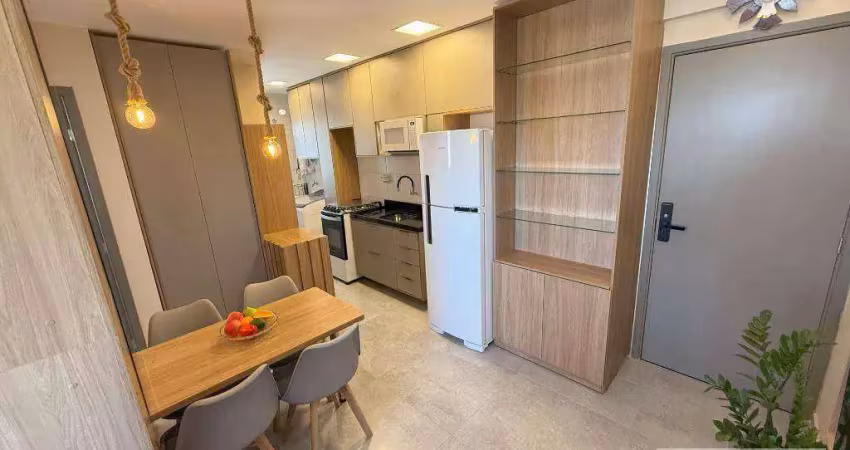 Apartamento com 2 dormitórios à venda, 32 m² por r$ 395.000,00 - boa viagem - recife/pe