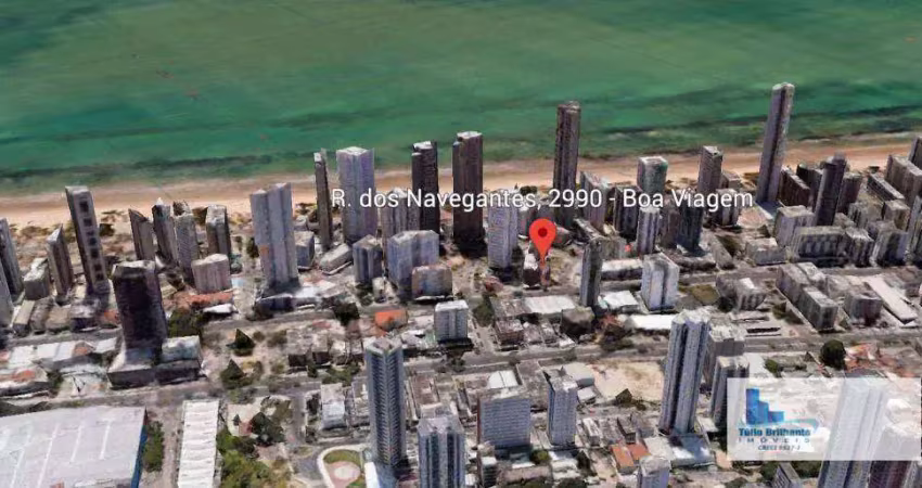 Apartamento com 1 dormitório à venda, 37 m² por r$ 250.000,00 - boa viagem - recife/pe