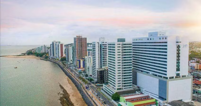 Flat com 1/2 dormitório à venda, 41 m² a partir de r$ 350.000 - casa caiada - olinda/pe