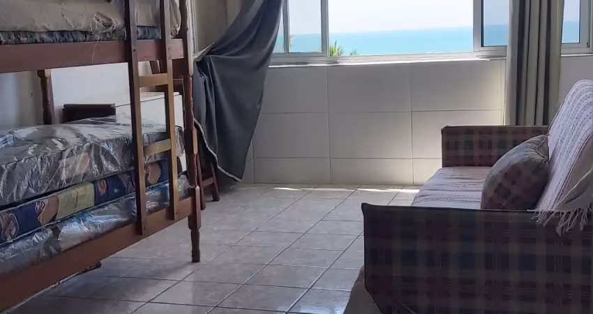Apto 1 dormitório 100% frente mar na guilhermina em prédio com elevador e garagem
