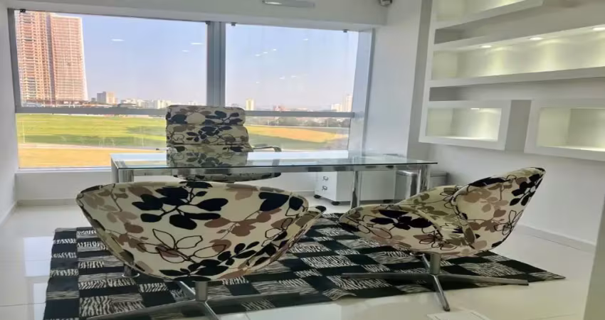 Excelente oportunidade  de sala comercial mobiliada à venda em alphaville!