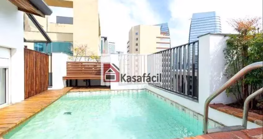 Cobertura duplex, mobiliada, na vila olímpia, são paulo/sp