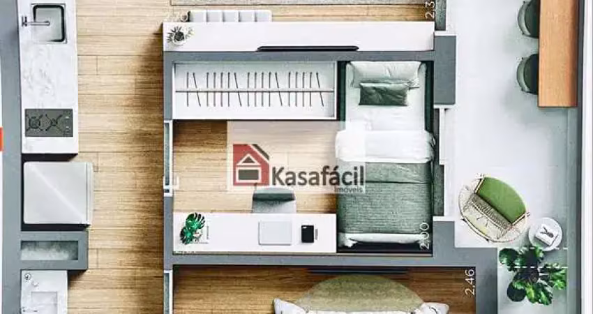 Ryt paulista - planta de 43 m² com 2 dormitórios e vaga!