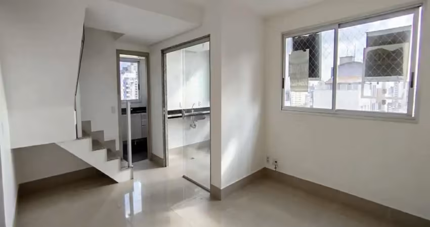 Cobertura com 2 quartos para alugar na Rua Itapemirim, 23, Serra, Belo Horizonte