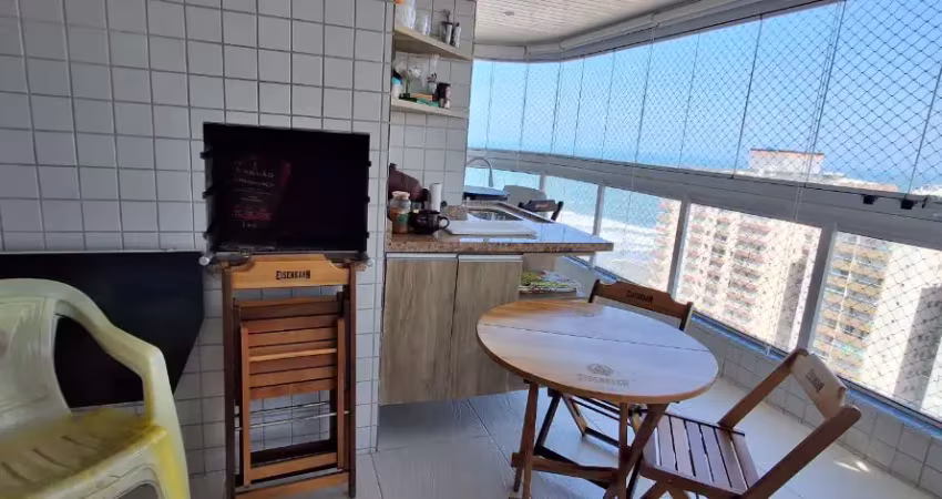 Apartamento para locação no bairro ocian com 2 quartos, 1 suíte, 1 sala, 2 banheiros, 1 vaga de garagem e 83m² em praia grande-sp!