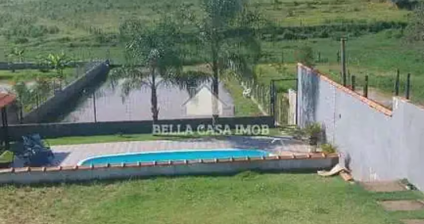 Chácara à venda, tanque para pesca com 400 m² e vertente de água naturalcaguassu, sorocaba, sp