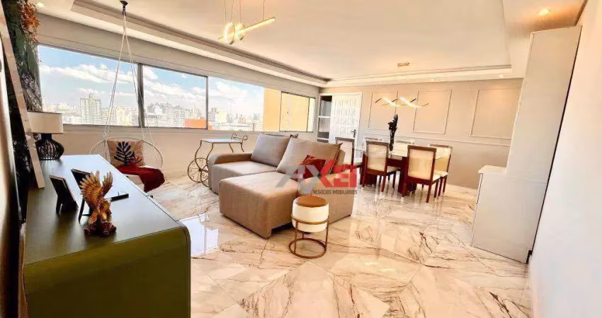 Apartamento com 3 dormitórios à venda, 120 m² - vila adyana - são josé dos campos/sp