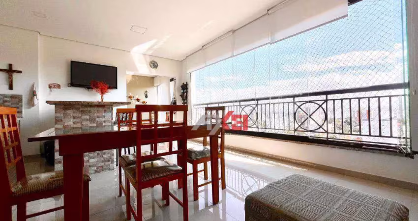 Apartamento com 3 dorms sendo 2 suítes 140 m² - vila ema - são josé dos campos/sp