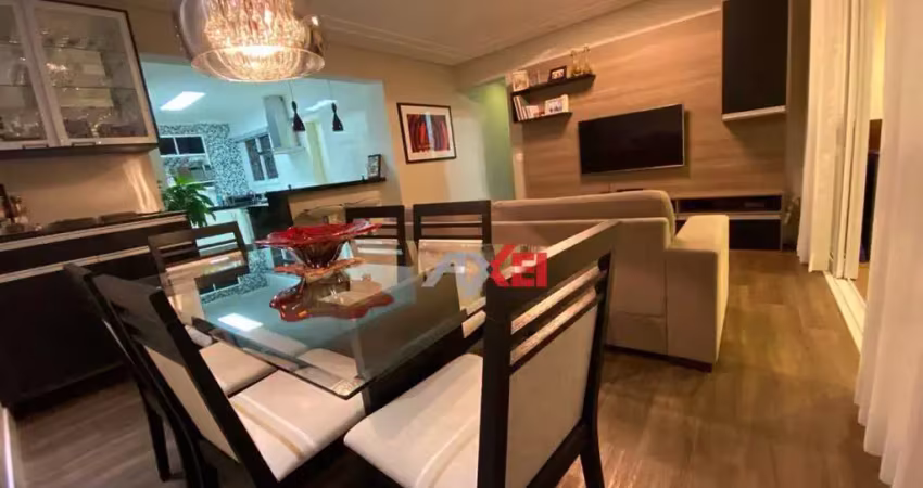 Apartamento com 3 dormitórios à venda, 100 m² - jardim das indústrias - são josé dos campos/sp