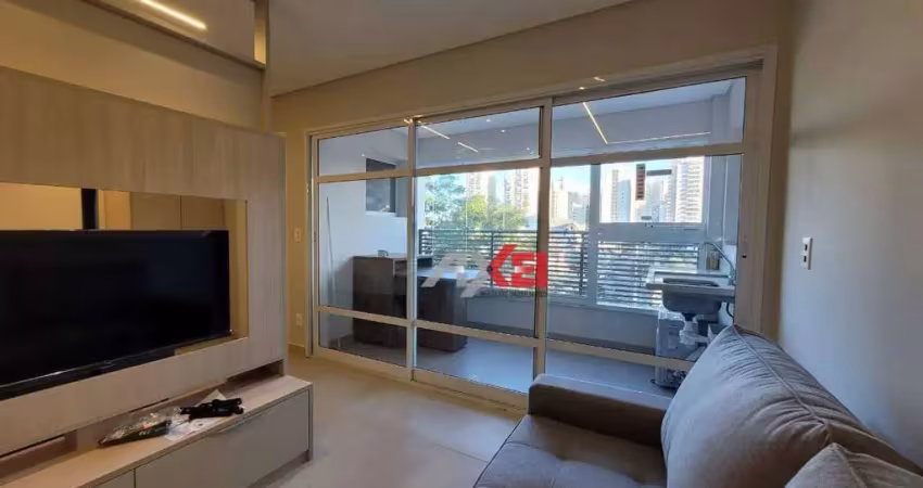 Studio para alugar, 45 m² mobiliado - parque residencial aquarius - são josé dos campos/sp