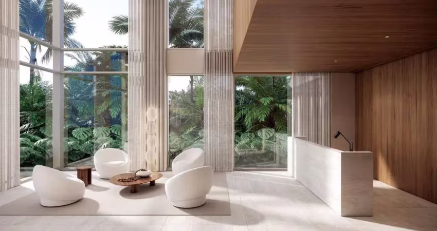 Uma criação arquitetônica que coexiste harmoniosamente com a rica herança cultural, seu apartamento corá da art haus na praia de armação  -  penha