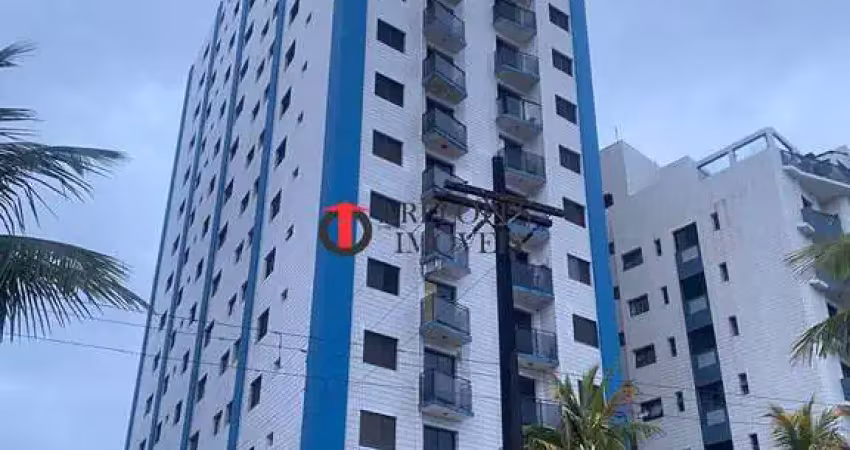 Apartamento em praia grande com 2 dormitórios e 81m² visto para o mar