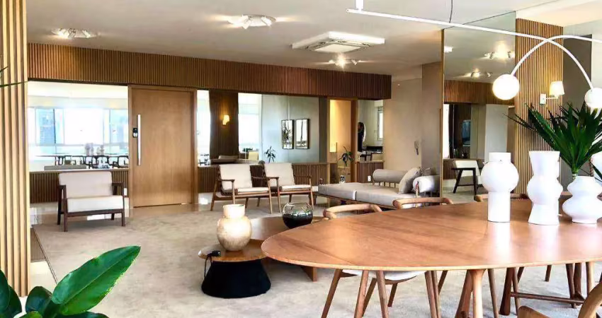Apartamento com 4 suítes à venda, 411 m² por r$ 7.137.438 - setor marista - goiânia/go