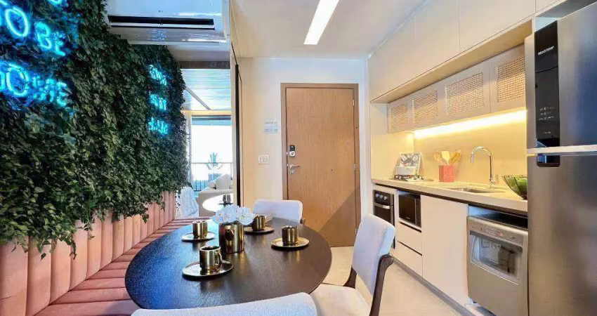 Apartamento com 1 dormitório à venda, 62 m² por r$ 951.081,00 - setor marista - goiânia/go