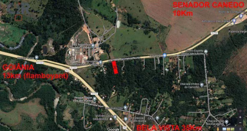 Chácara à venda, 11997 m² por r$ 2.200.000,00 - área rural de senador canedo - senador canedo/go