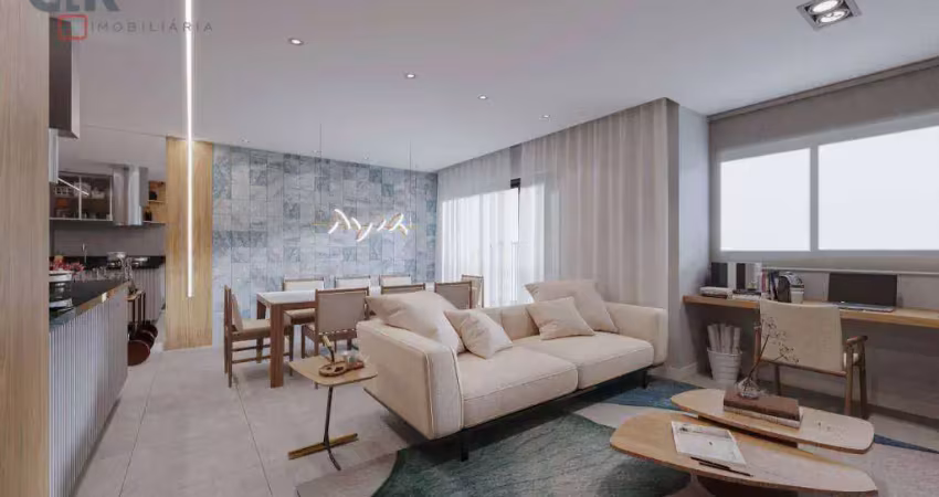 Apartamento com 2 dormitórios à venda, 67 m² por r$ 746.128,89 - setor marista - goiânia/go