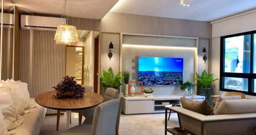 Apartamento com 3 dormitórios à venda, 119 m² por r$ 1.020.222,00 - setor pedro ludovico - goiânia/go