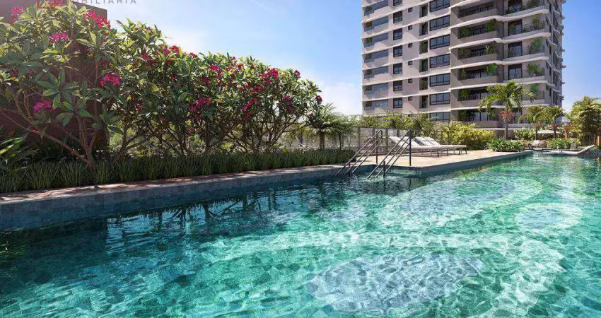 Apartamento com 2 dormitórios à venda, 80 m² - vista para o vaca brava - por r$ 1.200.000 - setor bueno - goiânia/go