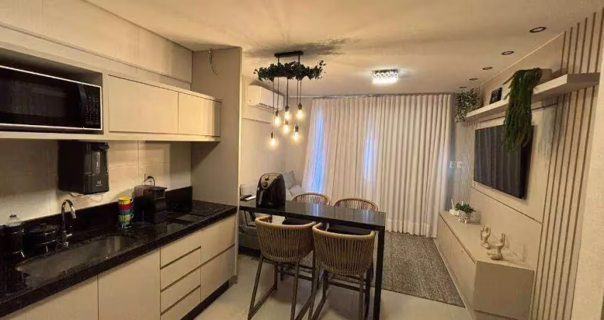 Flat com 1 dormitório novo e mobiliado para alugar, 40 m² por r$ 3.900/mês - setor bueno - goiânia/go