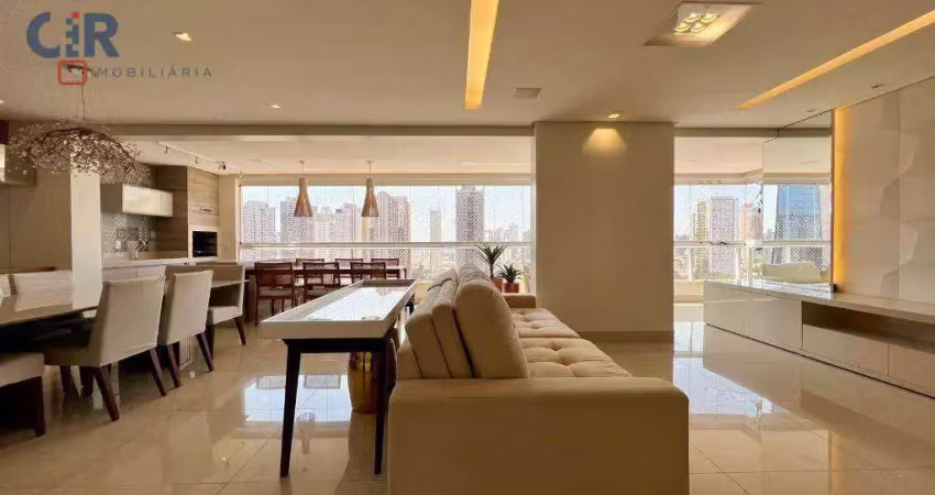Apartamento com 3 dormitórios para alugar, 191 m² - setor bueno - goiânia/go
