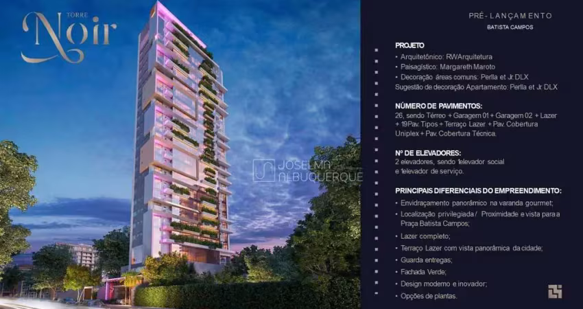 Apartamento com 3 dormitórios à venda, 138 m² por r$ 2.022.446,69 - batista campos - belém/pa