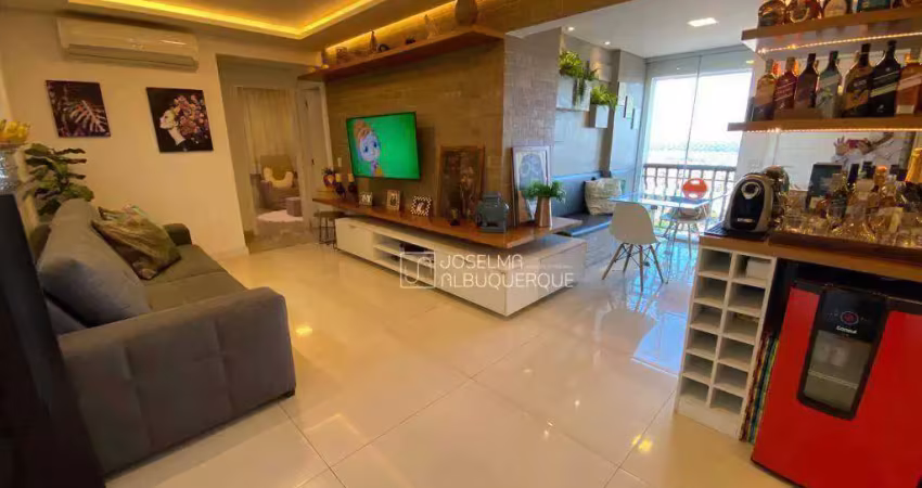 Apartamento com 2 dormitórios à venda, 72 m² por r$ 650.000 - cremação - belém/pa