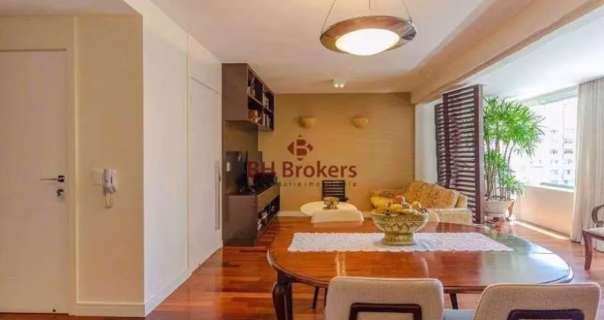 Apartamento mobiliado de 3 quartos para locação no bairro savassi