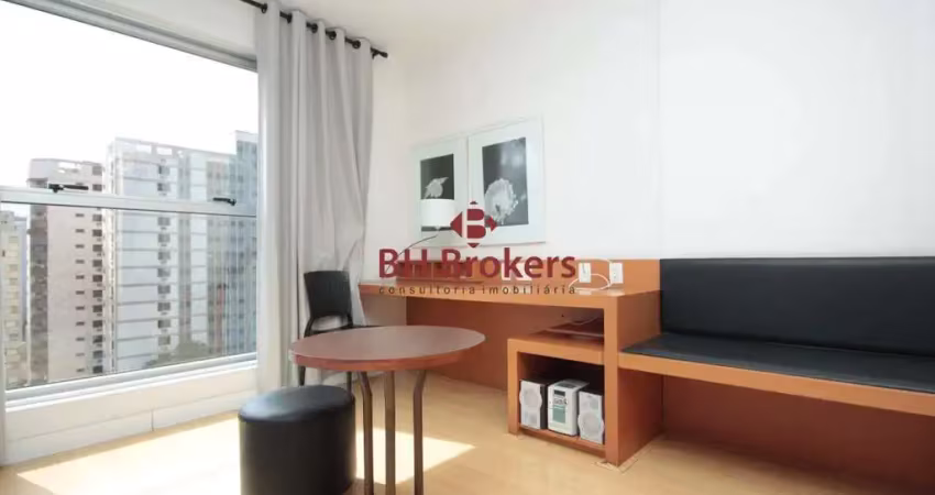 Flat com 1 quarto para alugar em Lourdes, Belo Horizonte 