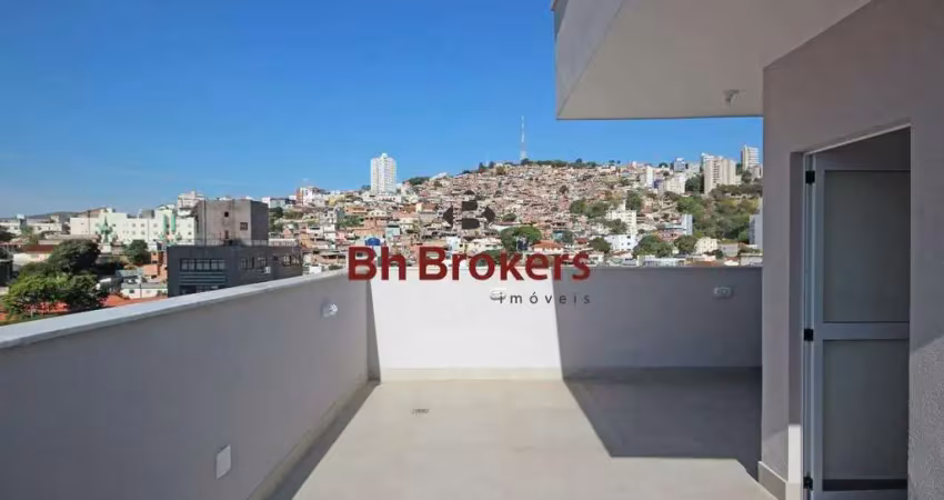 Cobertura com 2 quartos e 2 vagas para locação no santa efigênia