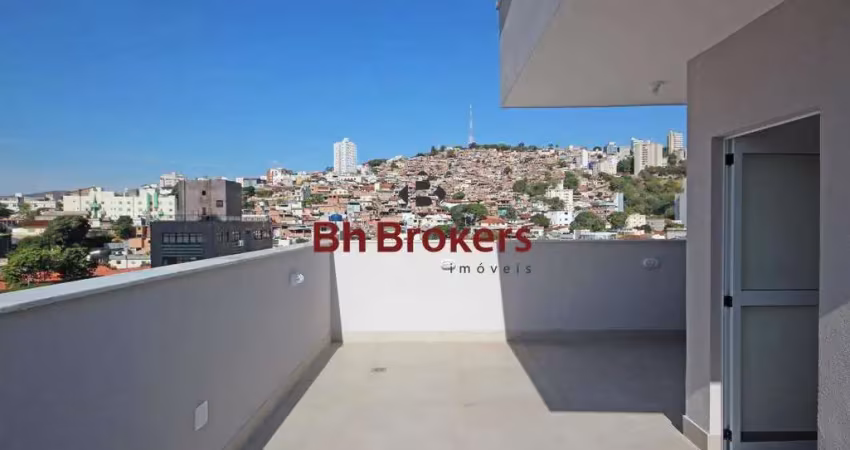 Cobertura com 2 quartos e 2 vagas para locação no santa efigênia