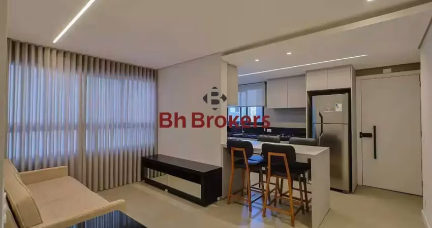 Apartamento semimobiliado de 2 quartos para locação no bairro santa efigênia.