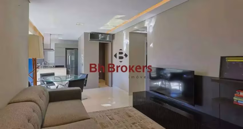 Apartamento mobiliado com 2 quartos para locação no vila da serra.