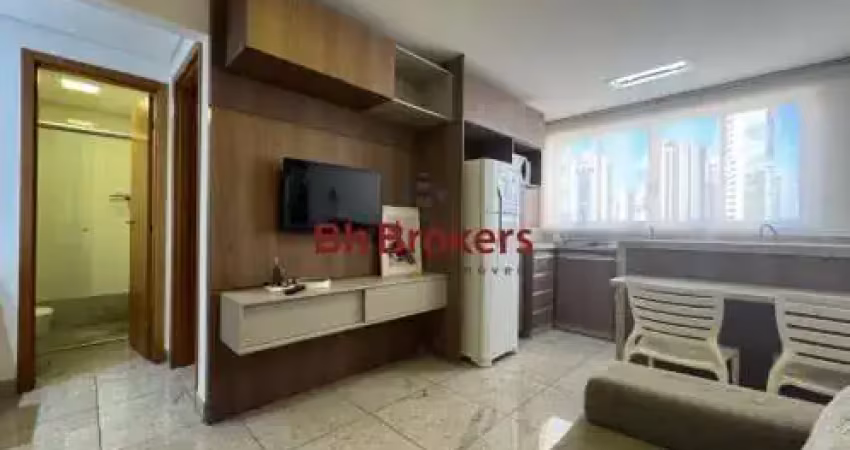 Apartamento com 1 quarto mobiliado para alugar na savassi