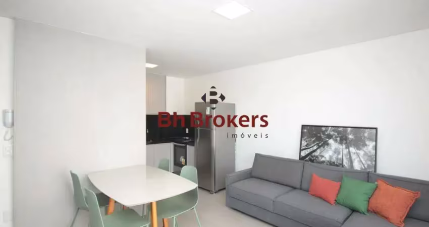 Apartamento mobiliado com 2 quartos para locação no santo agostinho.