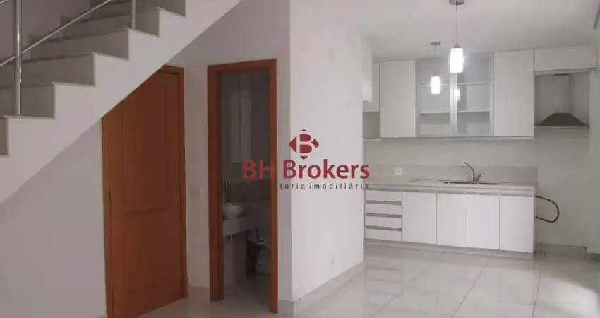 Apartamento duplex 2 quartos para locação no vila da serra.