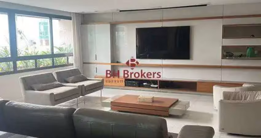 Apartamento mobiliado de 4 quartos para locação no bairro belvedere
