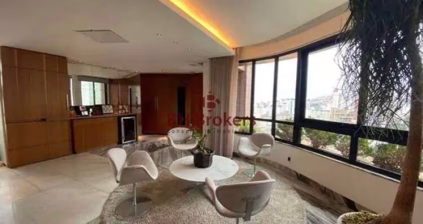 Apartamento mobiliado de 4 quartos para alugar no bairro serra