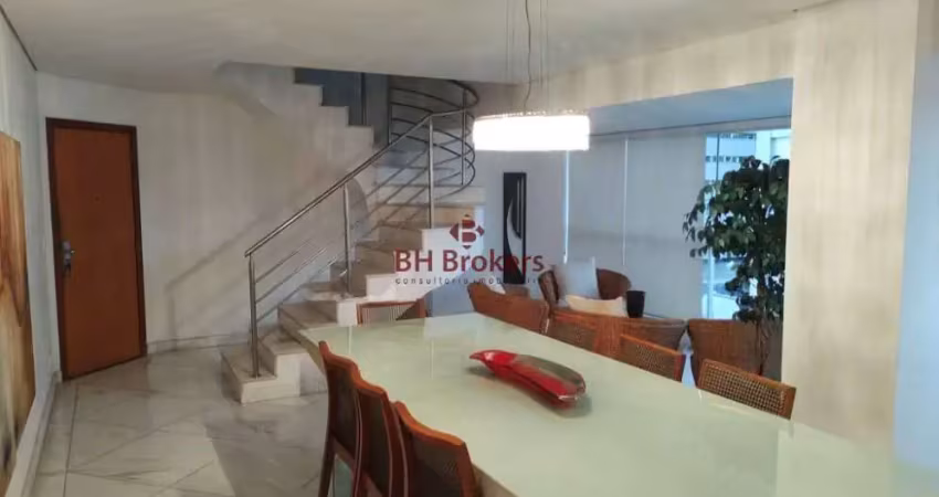 Cobertura mobiliada de 4 quartos para locação no bairro gutierrez