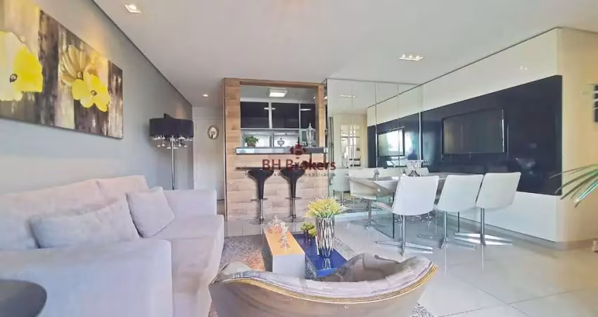 Apartamento mobiliado com 3 quartos para locação no sion.