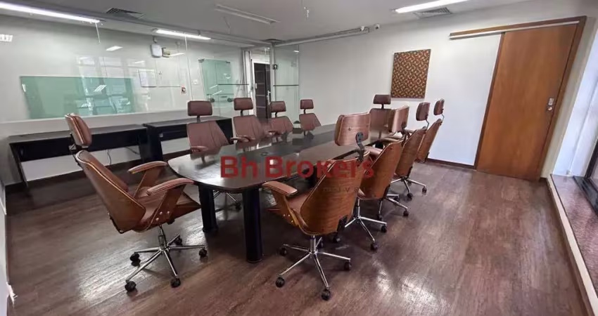 Andar corrido para locação com 200m² no funcionários sem mobília