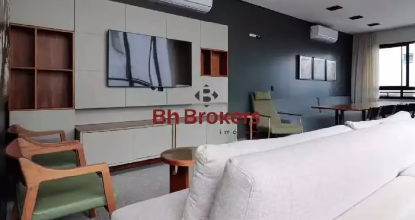 Apartamento mobiliado com 2 quartos e 2 vagas para locação no santo agostinho
