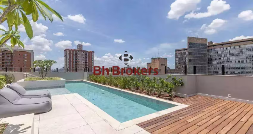 Apartamento mobiliado de 1 quarto para locação no bairro santo agostinho
