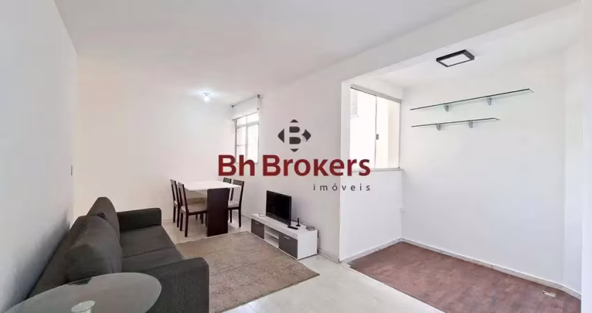 Apartamento mobiliado de 3 quartos para locação no bairro buritis