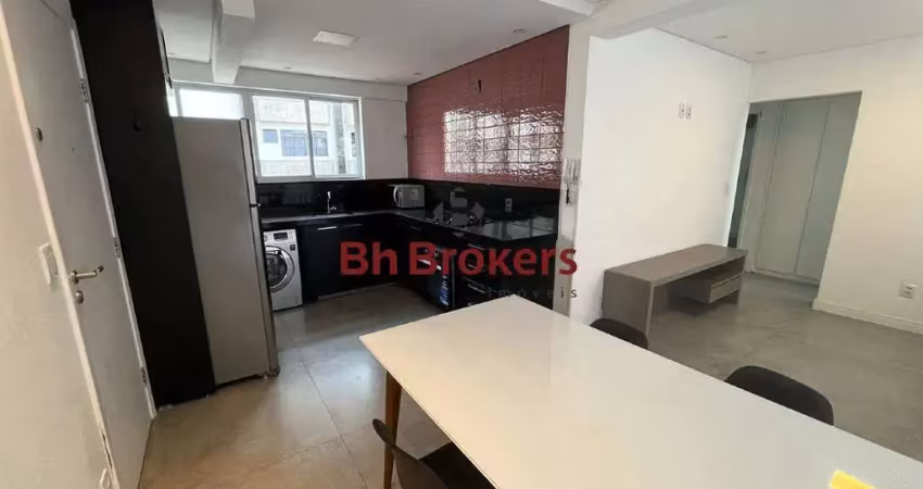 Apartamento mobiliado de 80 m² com 2 quartos (1 suíte) no vila paris, centro-sul, bh