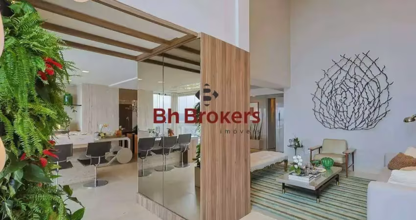 Apartamento mobiliado no vila da serra, nova lima – 2 suítes, 220 m², lazer completo